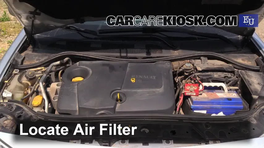 2003 Renault Megane Authentique 1.5L 4 Cyl. Turbo Diesel Air Filter (Engine)